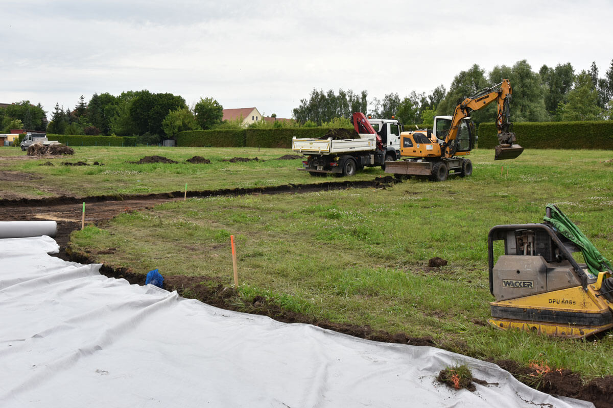 Work at the photovoltaic project at MIBRAG’sheadquarters in Theißen commences